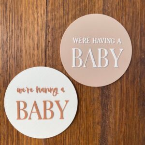 We're Having A Baby Plaque