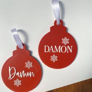 Name Christmas Decoration