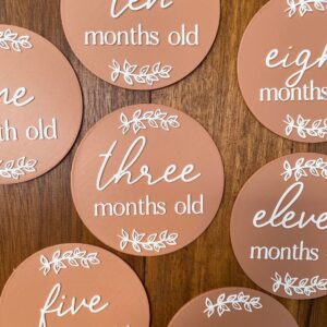 Baby Milestone Set - Leaf