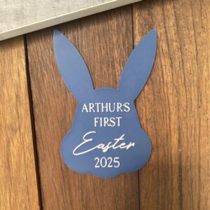 First Easter Bunny Ear Plaque