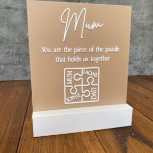 Missing Puzzle Piece Plaque