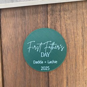 First Father's Day Plaque 1