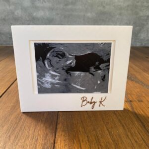 Personalised Framed 3D Sonogram