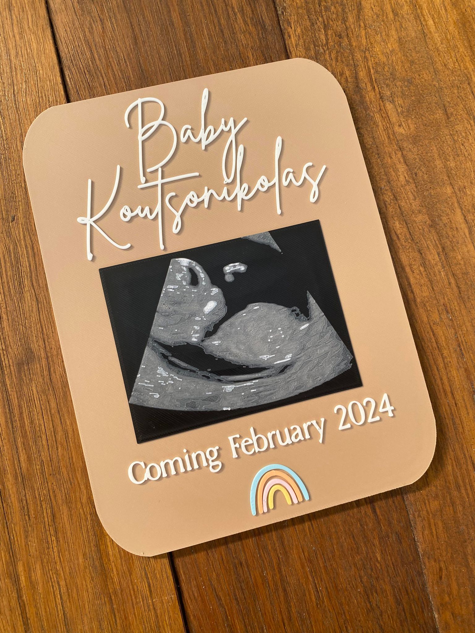 Pregnancy Announcement 3D Sonogram - Image 3