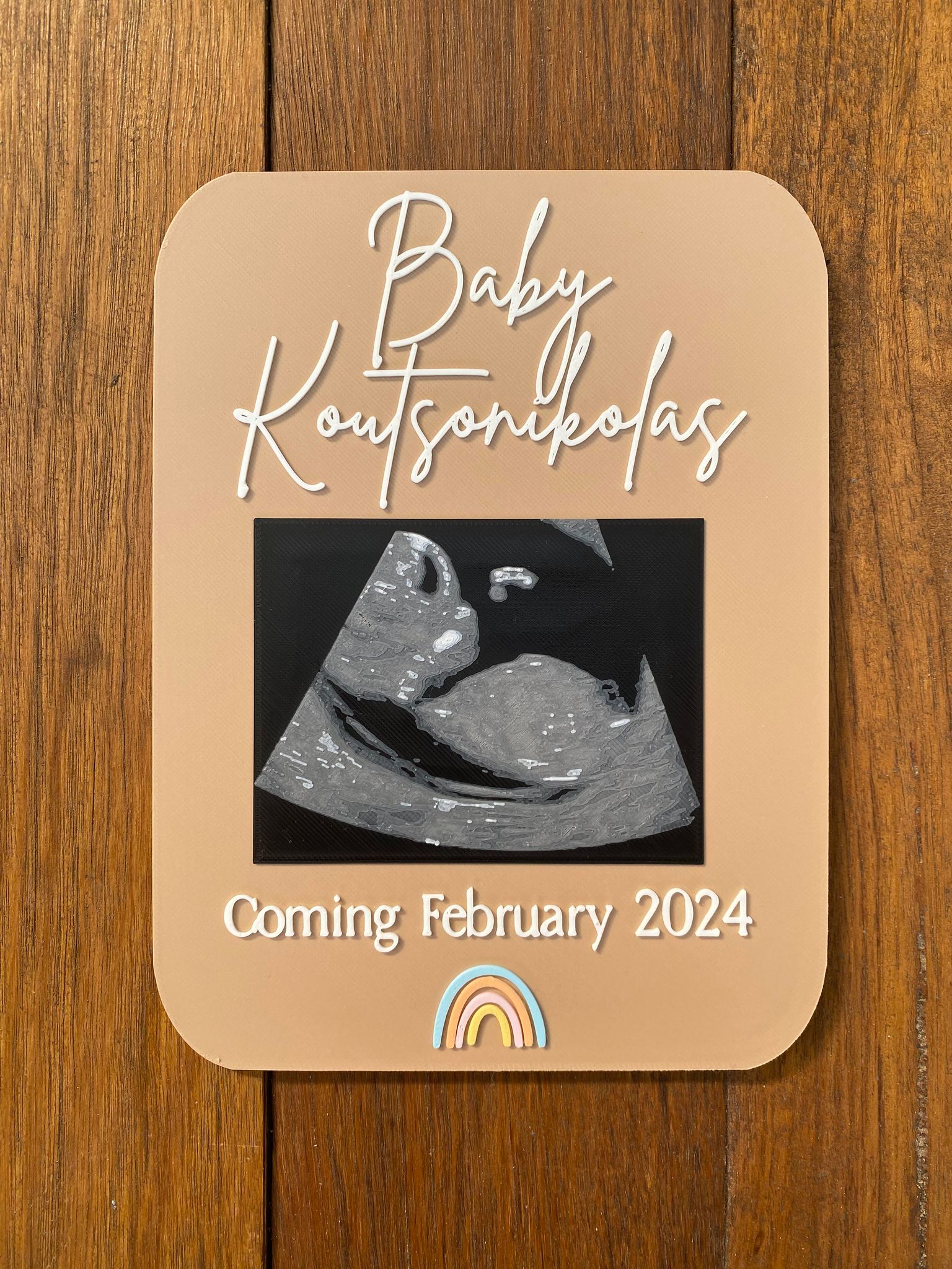 Pregnancy Announcement 3D Sonogram - Image 4