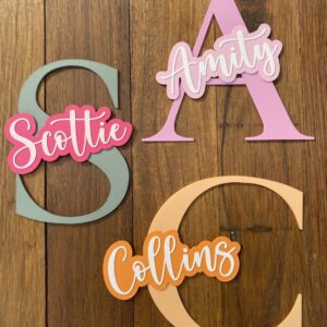 Name Letter Wall Decal