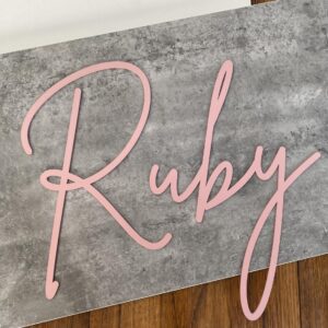 Large Name Wall Decal