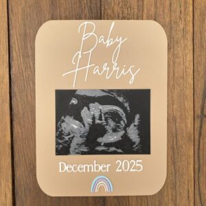 Pregnancy Announcement 3D Sonogram