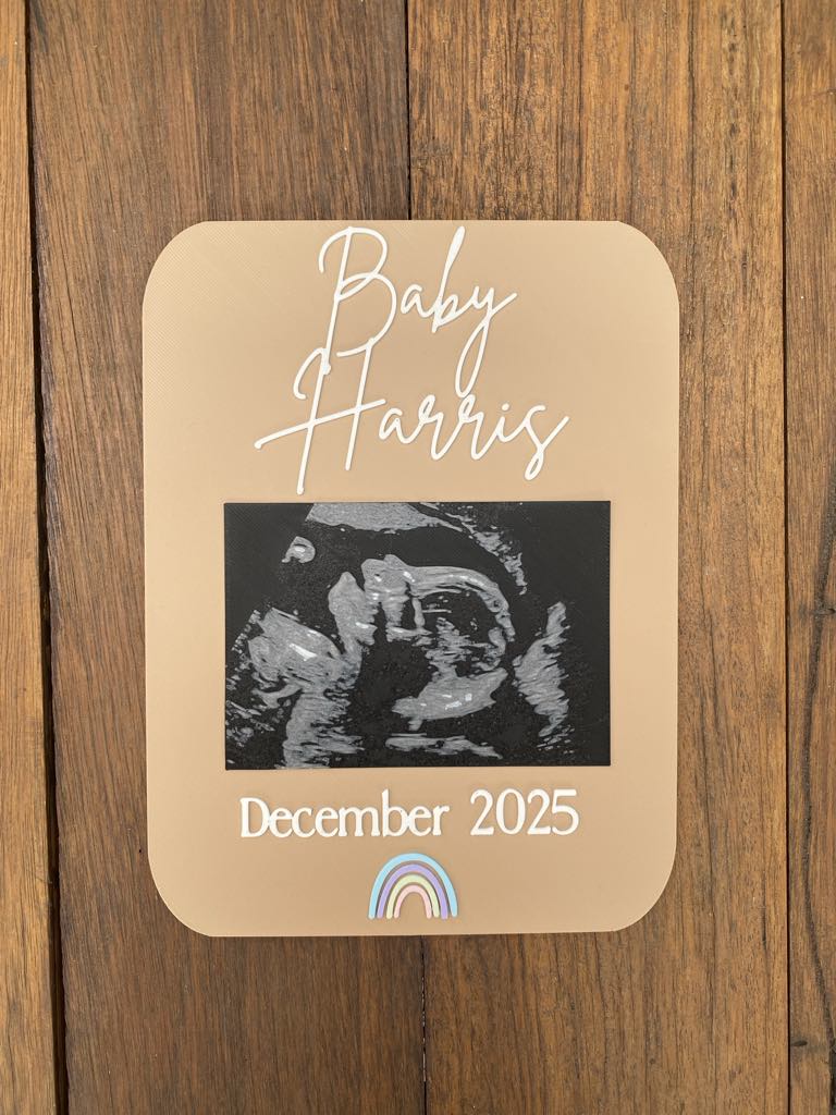 Pregnancy Announcement 3D Sonogram