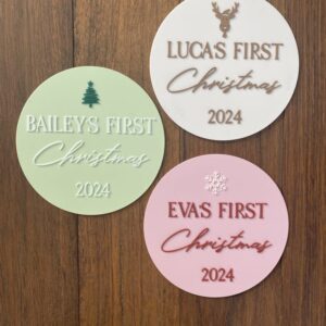 Baby's First Christmas Plaque