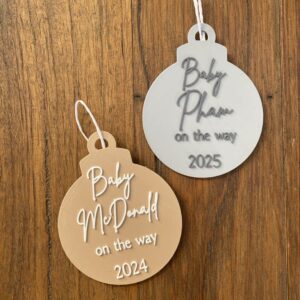 Baby On The Way Christmas Decoration