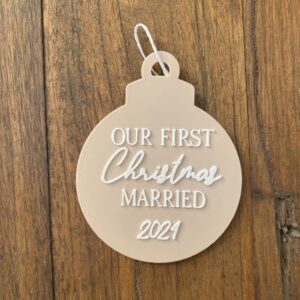 First Christmas Married Decoration