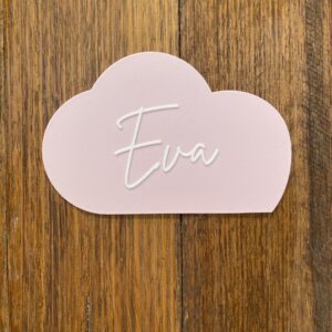 Cloud Name Plaque