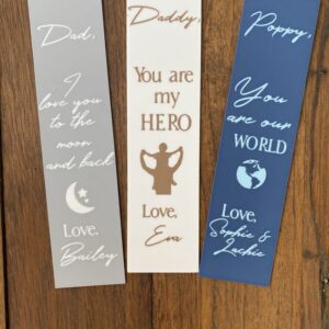 Personalised Father's Day Bookmarks