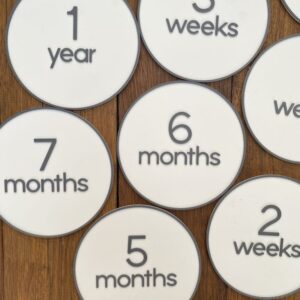 Baby Milestone Set