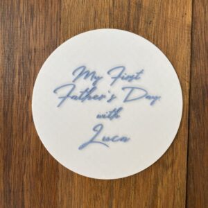 First Fathers Day Plaque