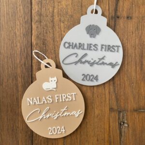 Pet's First Christmas Decoration
