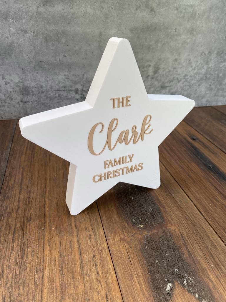 Personalised Christmas Tree Star - Image 4