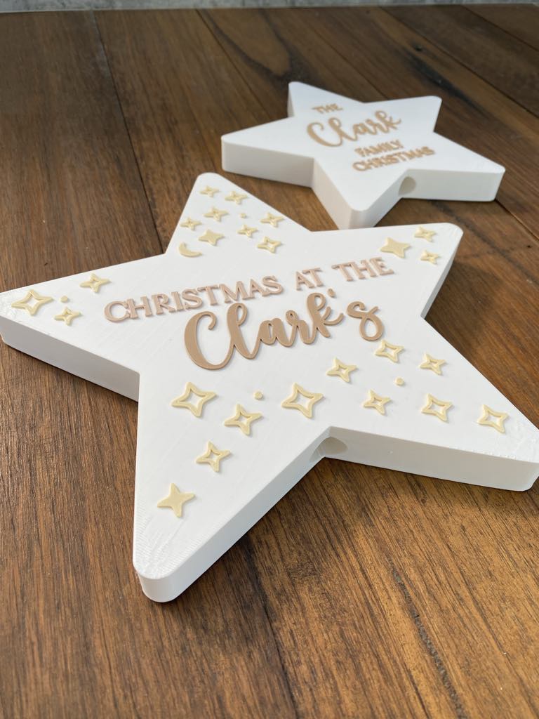 Personalised Christmas Tree Star - Image 2