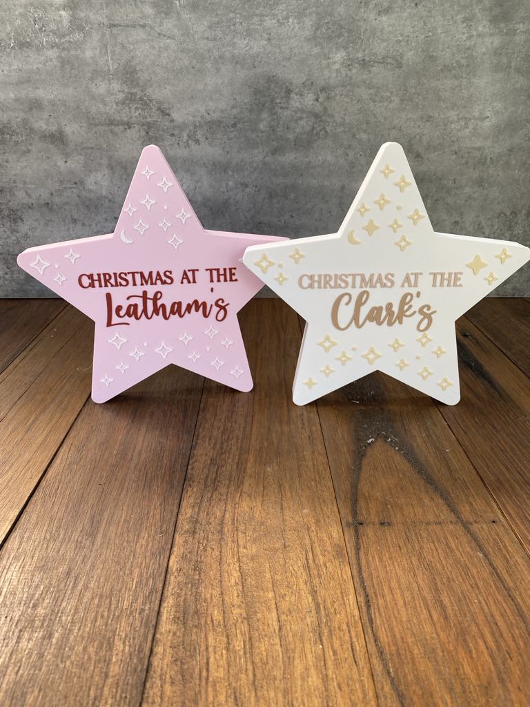 Personalised Christmas Tree Star - Image 3