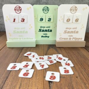 Christmas Countdown Plaque