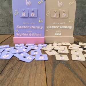 Easter Bunny Countdown Plaque